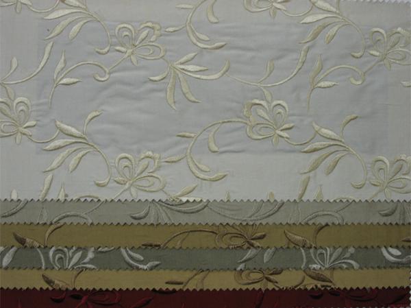 elagent embroidery fabric collection cover - Catania Silks
